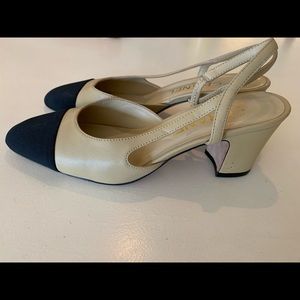 Chanel sling backs